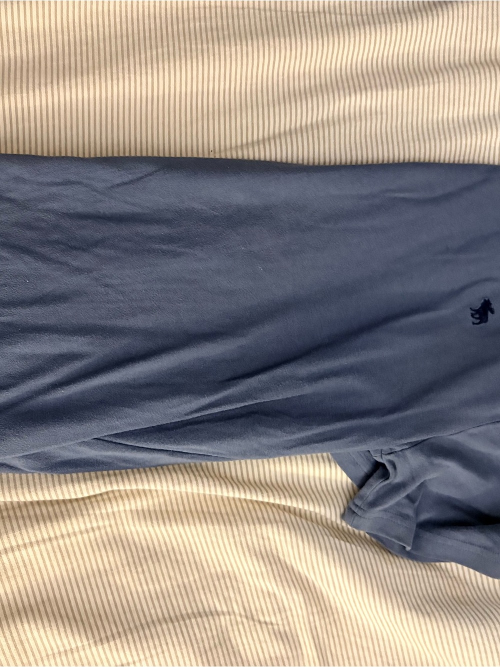 Abercrombie kids Blue Shirt with Embroidered Logo